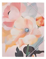 Папка на резинке А4 "Нежные цветы"