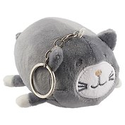 Брелок Котик круглый (11х8) (текстиль) (12-00857-1)