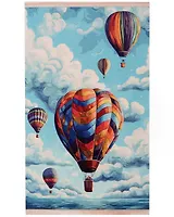 Алмазное панно на подвесе. Воздушное путешествие. 30х50 см.