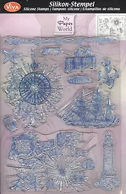 Штамп силиконовый Viva-Silikon-Stempel на море (400301900) (упаковка)