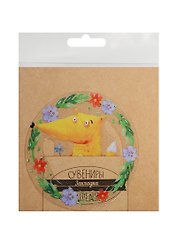 Закладка пластик фигурная Лис (751014-3)