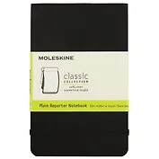 Записная книжка Moleskin Reporter Soft, нелинованная, чёрная, 96 листов, А6