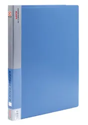 Папка 2кольца А4 24мм, пластик, синяя, Berlingo