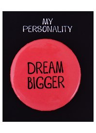 Значок круглый «Dream Bigger», металл, 38 см