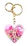 Брелок Сердце прозрачное с гелем (ПВХ) (5,5 см), Bookvalno - 0