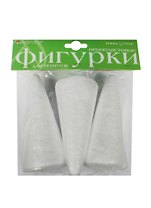 Пенопластовые фигурки для поделок Конусы (2-212/01) (115мм) (3шт.) (упаковка)