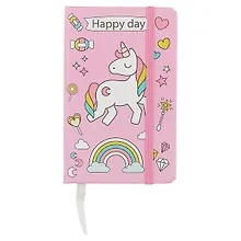 Записная книжка «Happy unicorn» А6, 80 листов в линейку, в ассортименте