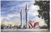 Открытка "Уфа. Мечеть Ляля-Тульпан"