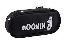 Пенал-косметичка "Moomin" овальный, полиэстер, молния