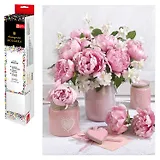 Набор для творчества. Алмазная мозаика "Пионовый букет", 30 х 40 см