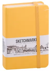 Скетчбук 9*14 80л "Sketchmarker" оранжевый, нелинованн. 140г/м2, слоновая кость, тв.обл.