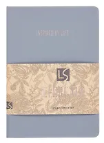 Записная книжка А6+ 136 листов, клетка, "Floreale. Smoky Sky"