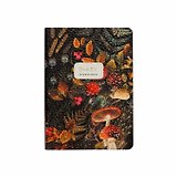 Ежедневник недат. А6+ 128л "FLORA. ЛЕСНАЯ СКАЗКА" иск.кожа, золотой срез, BrunoVisconti