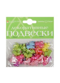 Декоративные подвески из пластика Набор Животный мир (2-174) (упаковка)