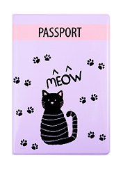 Обложка на паспорт «Meow»