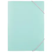 Папка на резинке А5 "Pastel" пластик 0.5мм, ассорти 