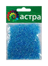 Набор д/творчества АСТРА Бисер 11/0 20гр 163 голубой