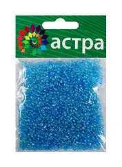 Набор д/творчества АСТРА Бисер 11/0 20гр 163 голубой