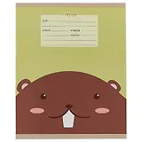 Тетрадь в клетку Unnika, "Прятки (графика)", 12 листов, в ассортименте