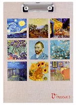 Планшет А4 "Винсент Ван Гог. Картины", лам. картон