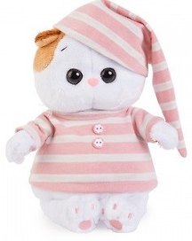 Игрушка мягкая Budi Basa, Ли-Ли BABY в полосатой пижамке 20см LB-005