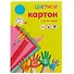 Цветной картон «Рисовашка», 7 цветов, А4 - 0