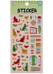 Наклейки 3D Кошки 2, Q-1518