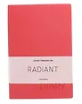 Ежедневник недатированный «Radiant» А5, красный, 152 листа, экокожа, Listoff