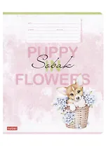 Тетрадь в линейку Hatber, "Пушистое счастье", 12 листов, в ассортименте