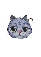 Кошелек мягкий Кот большие глаза (11х10) (306755)