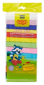 Набор гофрированной бумаги 14 шт "Мульти-Пульти" 10*250см, ассорти