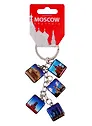 Брелок гроздь Москва (квадраты) (176-5-19-2-FK)