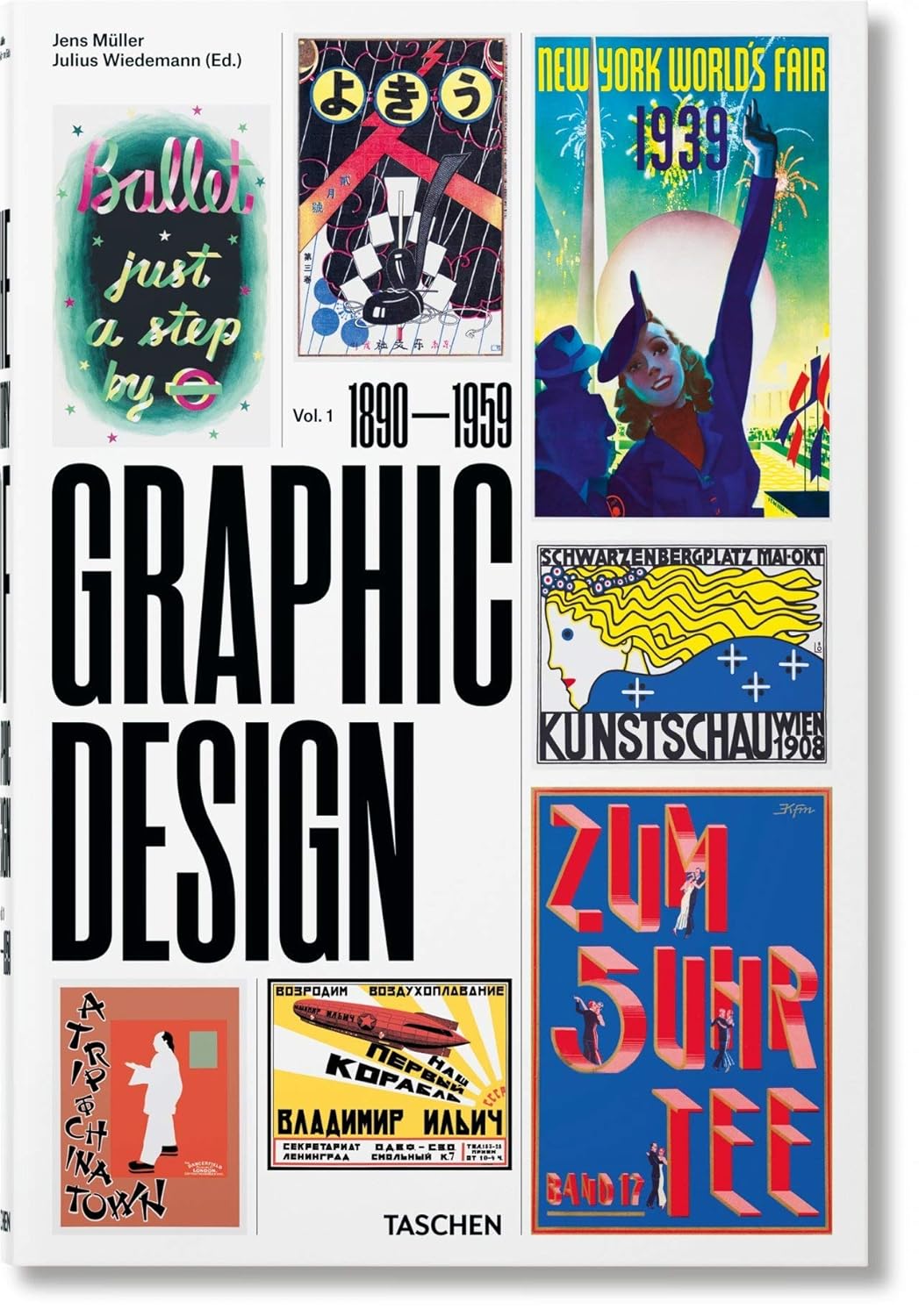 Обложка книги «The History of Graphic Design. Vol. 1: 1890-1945»