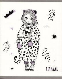 Тетрадь общая «Kitty girls», 96 листов в клетку, А5, в ассортименте - Listoff