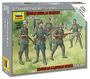 Сборная модель  Немецкая кадровая пехота 1939-1943, 6178, ЗВЕЗДА