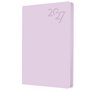 Ежедневник дат. 2027г. А6 176л "Soft Touch" нежный лавандовый, иск.кожа, интегр.переплет, тонир.блок, скругл.углы, ляссе, инд.уп