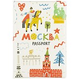 Обложка для паспорта Москва Символы города (ПВХ бокс) (ОП2019-226)