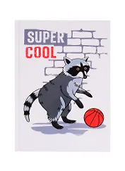 Книга для записей А5 100л "Super Cool 1" 7БЦ, глянц.ламинация, дизайнерск.блок