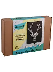 Набор для творчества StringArtLab Олень (минимализм)