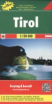 Tyrol. Road + Leisure map = Тироль. Дорожная карта + карта достопримечательностей. 1:150 000