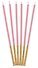 Набор свечей для торта Pink (розовые) (6шт) (15см) (12-7color-candle_13) - 2
