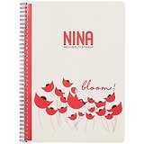 Тетрадь в клетку Academy Style, Nina, А4, 96 листов, в ассортименте