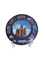 Тарелка К8 фарфоровая D10 "Москва ХВБ фото" (10-K8-19)