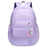 Рюкзак сиреневый "Sun Eight" 47*32*15,5см, 3 отделения, 3 кармана, с брелоком - 0