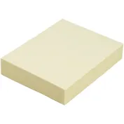 Блок бумаги 38*50 самоклеящийся (3шт), желтый 100л, Proff