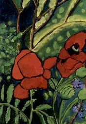 Открытка Маки (Наивно?Очень)