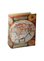 Сувенир, Шкатулка-книга Карта мира (24*18,3*6)