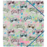 Папка на резинке A5+ "Neon Cats" пластик, Erich Krause