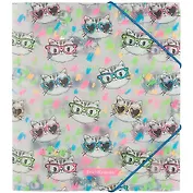 Папка на резинке A5+ "Neon Cats" пластик, Erich Krause