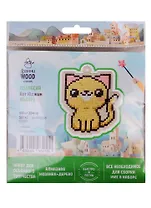 Набор для объемного творчества "Гранни Wood" Алмазная мозаика Подвеска Кот Юджин (Wp0109) (86х104) (упаковка)